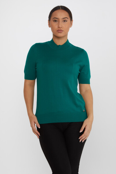 Knitted Sweater American Model Green - 16168 | KAZEE (Set of 4 L-XL-2XL-3XL) 