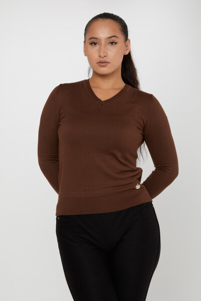 Knitted Sweater Basic Brown - 11071 | KAZEE (Set of 3 S-M-L) 