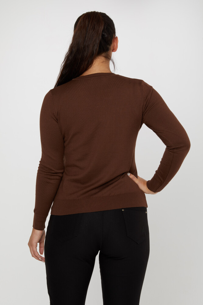 Knitted Sweater Basic Brown - 11071 | KAZEE (Set of 3 S-M-L) - 4