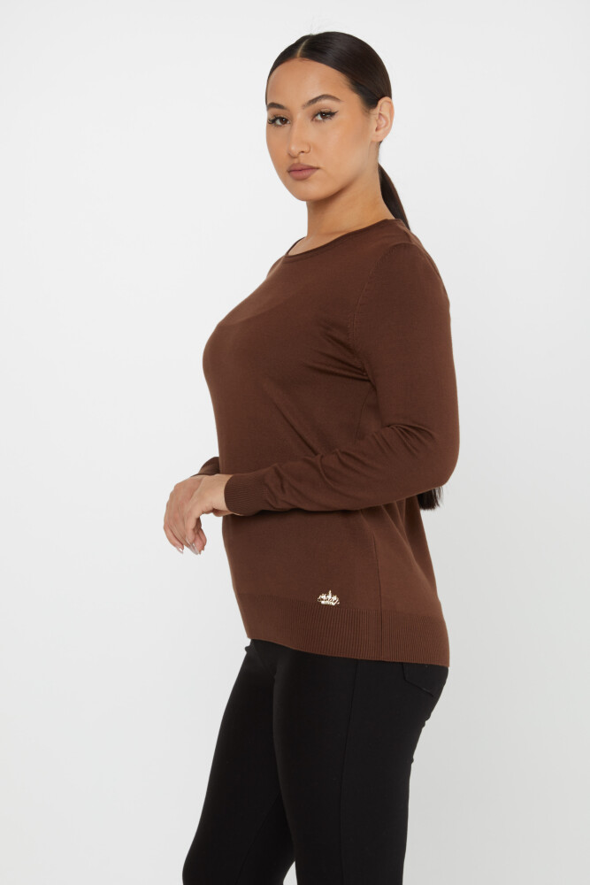 Knitted Sweater Basic Brown - 30899 | KAZEE (Set of 4 L-XL-2XL-3XL) - 2