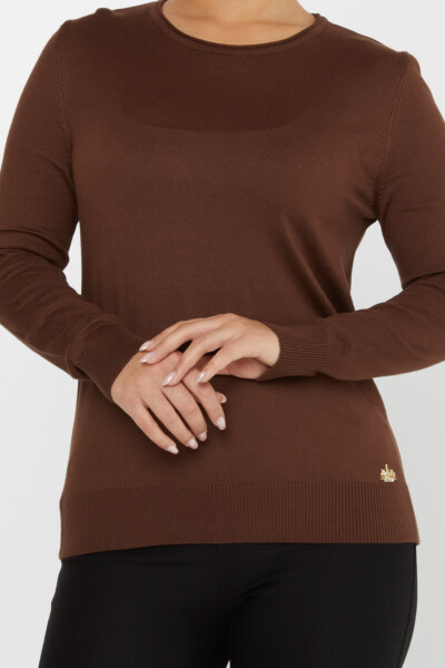 Knitted Sweater Basic Brown - 30899 | KAZEE (Set of 4 L-XL-2XL-3XL) - 3