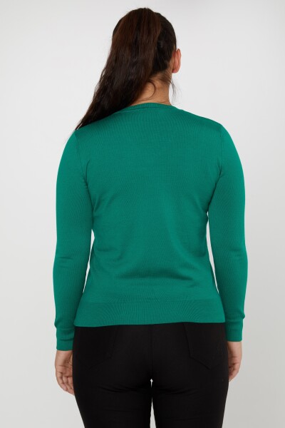 Knitted Sweater Basic Emerald - 11071 | KAZEE (Set of 3 S-M-L) - 5