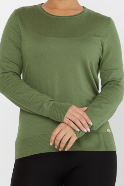 Knitted Sweater Basic Khaki - 30899 | KAZEE (Set of 4 L-XL-2XL-3XL) - 4