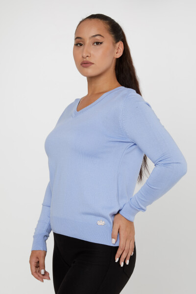 Knitted Sweater Basic Light Blue - 11071 | KAZEE (Set of 3 S-M-L) - 2