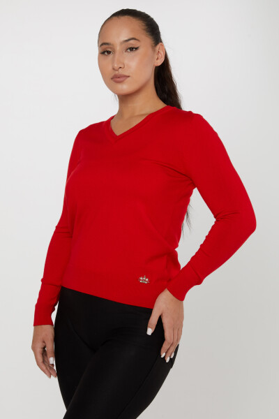 Knitted Sweater Basic Red - 11071 | KAZEE (Set of 3 S-M-L) - 1