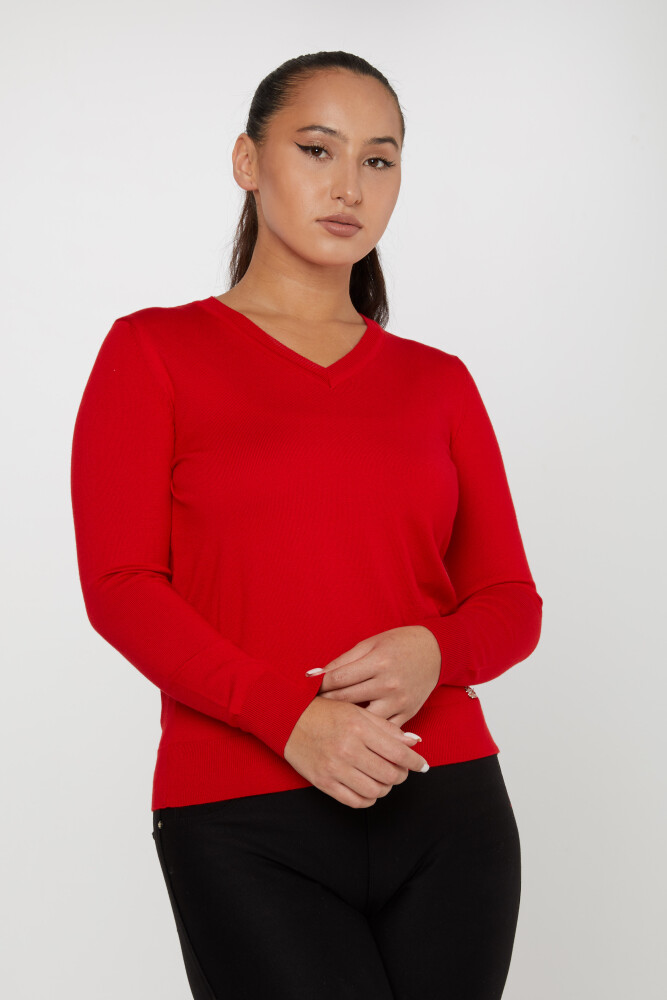 Knitted Sweater Basic Red - 11071 | KAZEE (Set of 3 S-M-L) - 2