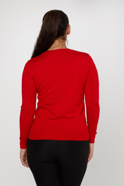 Knitted Sweater Basic Red - 11071 | KAZEE (Set of 3 S-M-L) - 5