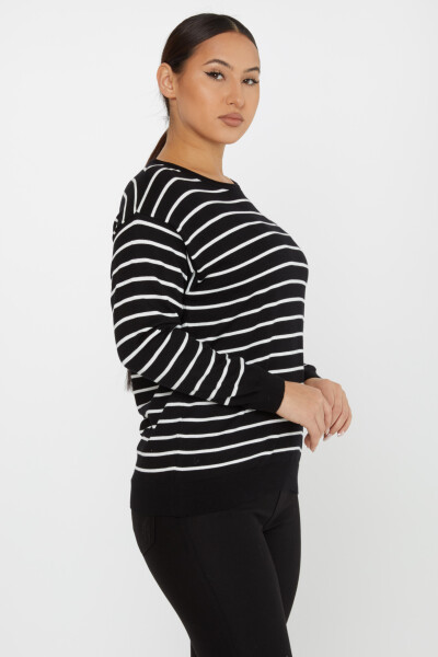 Knitted Sweater Crew Neck Black - 31210 | KAZEE (Set of 3 M-L-XL) - 2