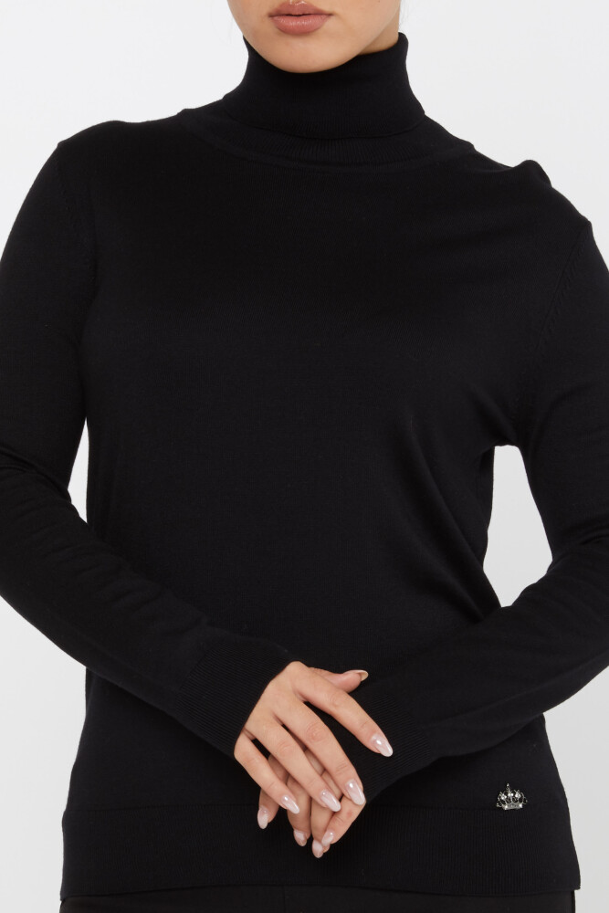 Knitted Sweater Long Sleeve Black - 11122 | KAZEE (Set of 3 S-M-L) - 3