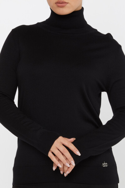 Knitted Sweater Long Sleeve Black - 11122 | KAZEE (Set of 3 S-M-L) - 3