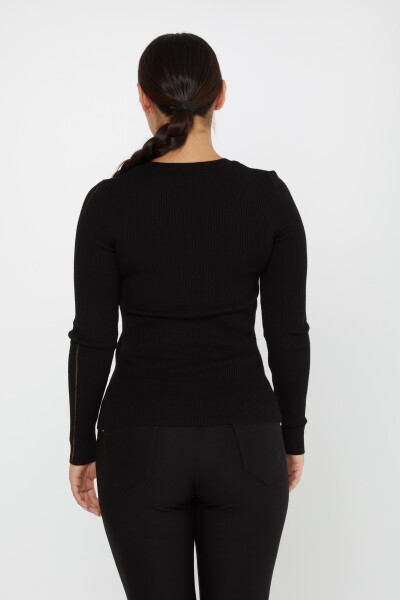 Knitted Sweater Long Sleeve Black - 16240 | KAZEE (Set of 3 S-M-L) - 5