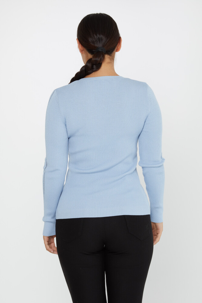 Knitted Sweater Long Sleeve Blue - 16240 | KAZEE (Set of 3 S-M-L) - 5