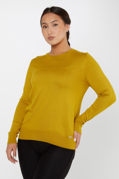 Knitted Sweater Long Sleeve Mustard - 11052 | KAZEE (Set of 3 S- M-L) - 2