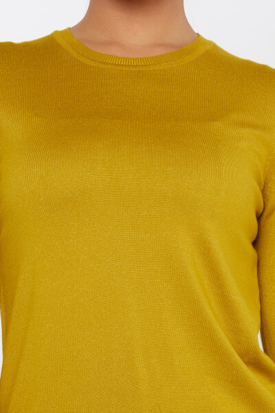 Knitted Sweater Long Sleeve Mustard - 11052 | KAZEE (Set of 3 S- M-L) - 3