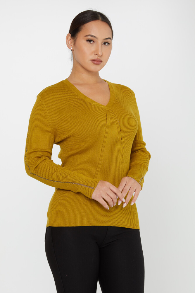 Knitted Sweater Long Sleeve Mustard - 16240 | KAZEE (Set of 3 S-M-L) - 1