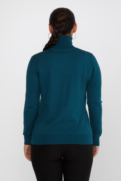 Knitted Sweater Long Sleeve Petrol - 11122 | KAZEE (Set of 3 S-M-L) - 5
