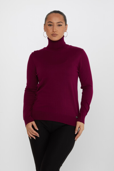 Knitted Sweater Long Sleeve Purple - 11122 | KAZEE (Set of 3 S-M-L) 