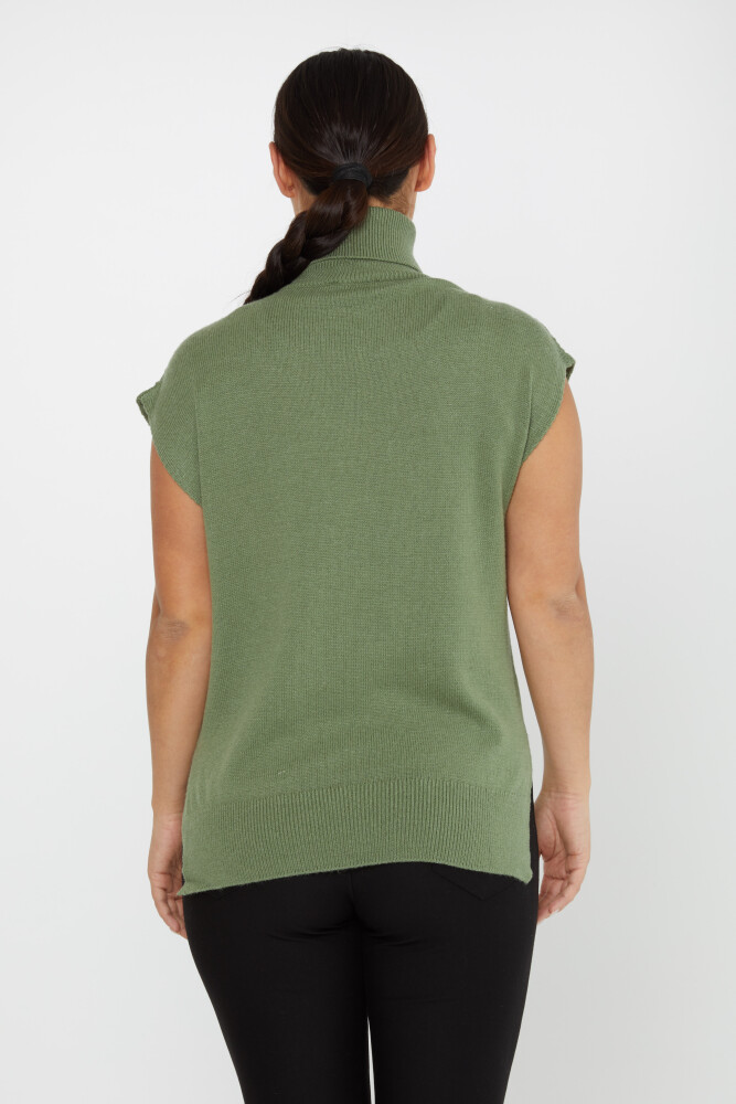 Knitted Sweater Sleeve Stone Detail Light Khaki - 30242 | KAZEE (Set of 3 S-M-L) - 5