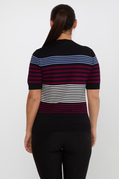 Knitted Sweater Striped Navy Blue - 31273 | KAZEE (Set of 3 S-M-L) - 5