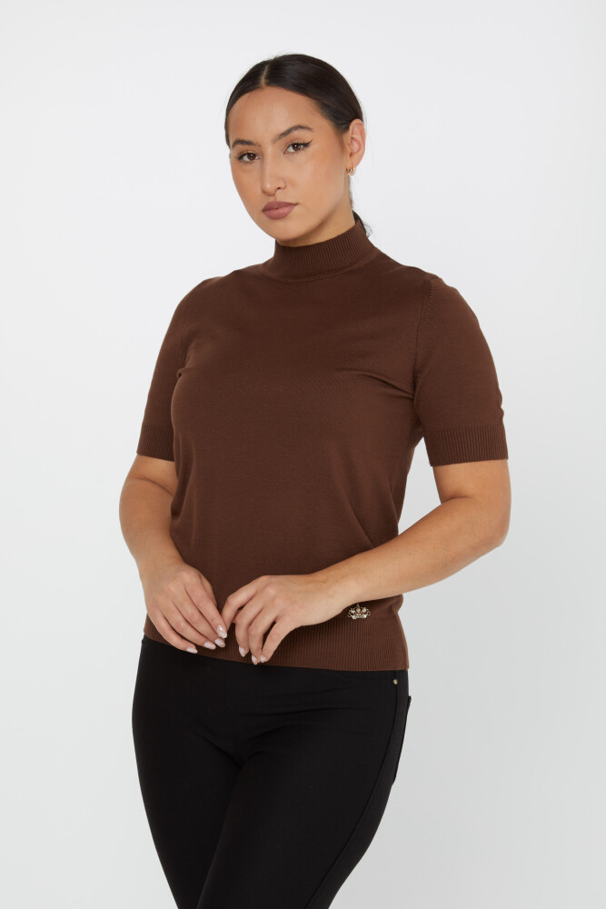 Knitted Sweater American Model Brown - 14541 | KAZEE (Set of 3 S-M-L) - 2