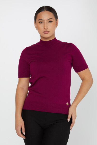 Knitted Sweater American Model Purple - 14541 | KAZEE (Set of 3 S-M-L) 