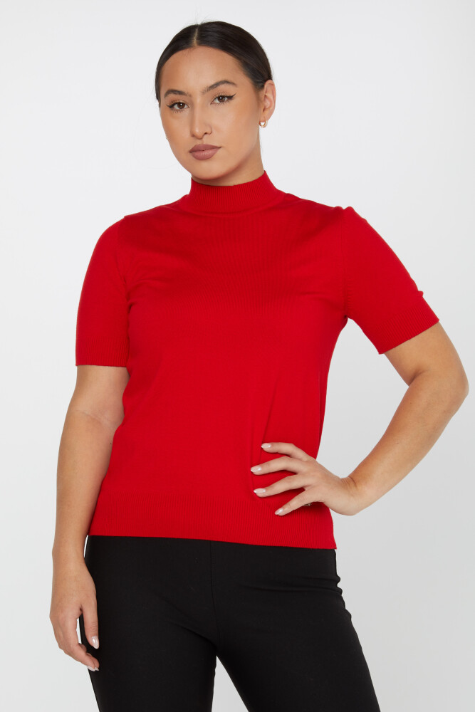 Knitted Sweater American Model Red - 14541 | KAZEE (Set of 3 S-M-L) - 2