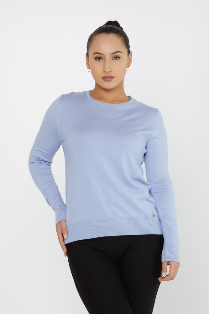 Knitted Sweater Basic Blue - 30899 | KAZEE (Set of 4 L-XL-2XL 3XL) - 1