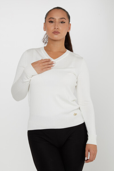 Knitwear Sweater Basic Ecru - 11071 | KAZEE (Set of 3 S-M-L) 