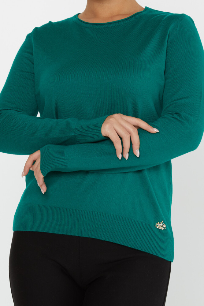 Knitted Sweater Basic Green - 30899 | KAZEE (Set of 4 L-XL-2XL 3XL) - 3