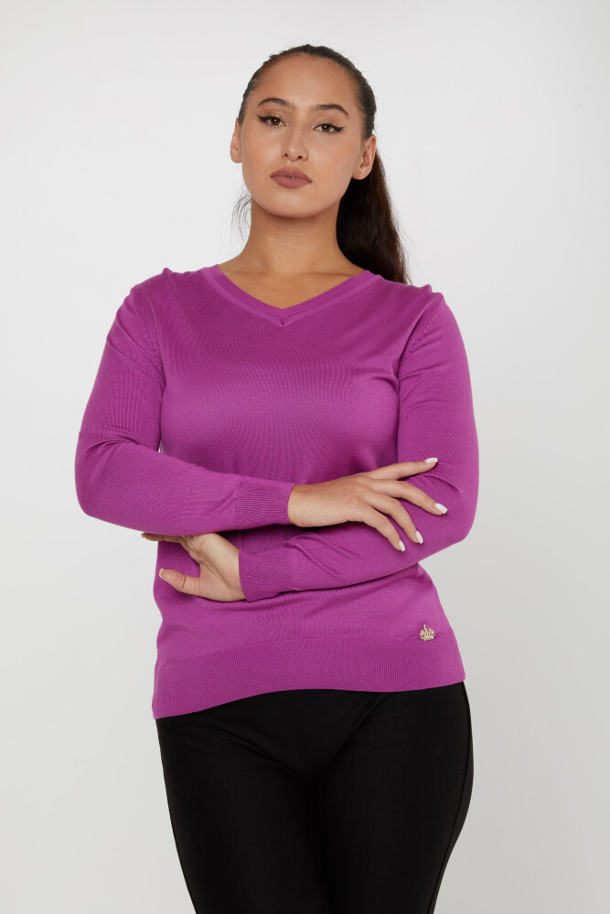 Knitwear Sweater Basic Lilac - 11071 | KAZEE (Set of 3 S-M-L) - 1