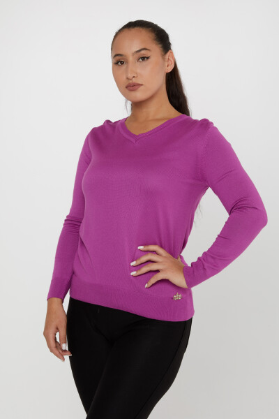 Knitwear Sweater Basic Lilac - 11071 | KAZEE (Set of 3 S-M-L) - 2