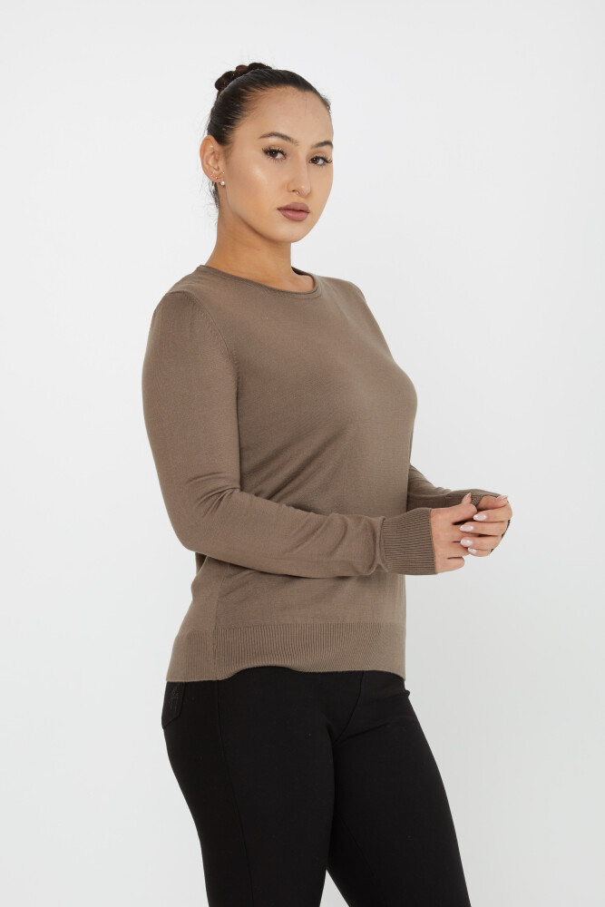 Knitwear Sweater Basic Mink - 30899 | KAZEE (Set of 4 L-XL-2XL 3XL) - 2