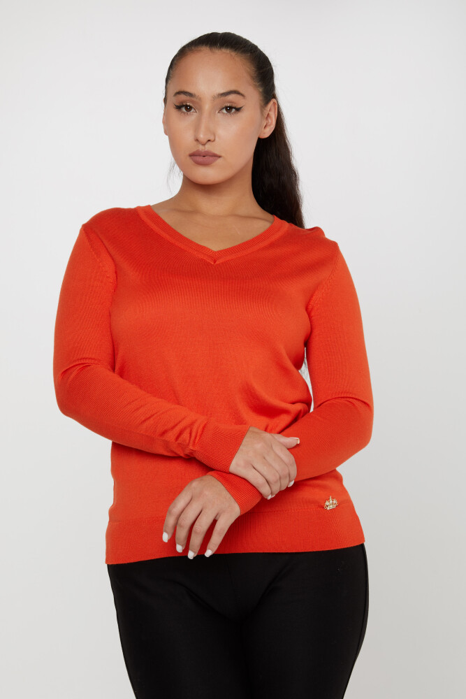 Knitwear Sweater Basic Orange - 11071 | KAZEE (Set of 3 S-M-L) - 1