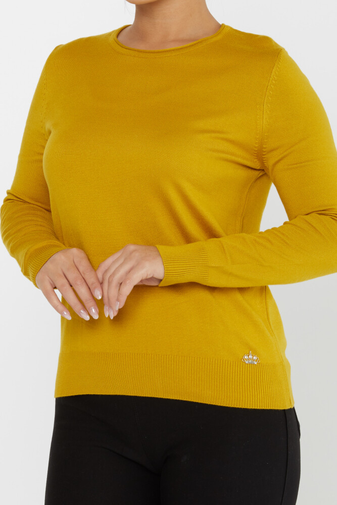 Knitted Sweater Basic Saffron - 30899 | KAZEE (Set of 4 L-XL-2XL 3XL) - 3