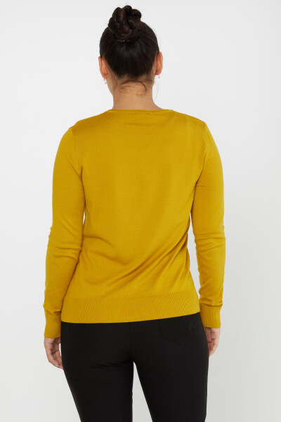 Knitted Sweater Basic Saffron - 30899 | KAZEE (Set of 4 L-XL-2XL 3XL) - 6