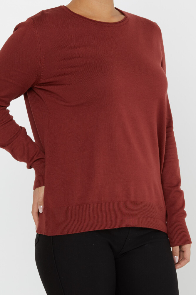 Knitted Sweater Basic Brick - 30899 | KAZEE (Set of 4 L-XL-2XL 3XL) - 4