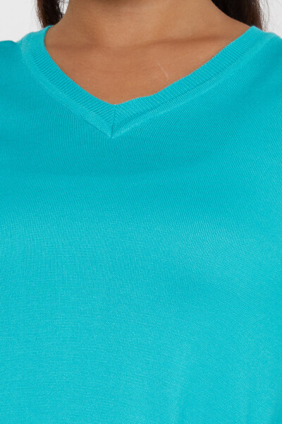 Knitwear Sweater Basic Turquoise - 11071 | KAZEE (Set of 3 S-M-L) - 3