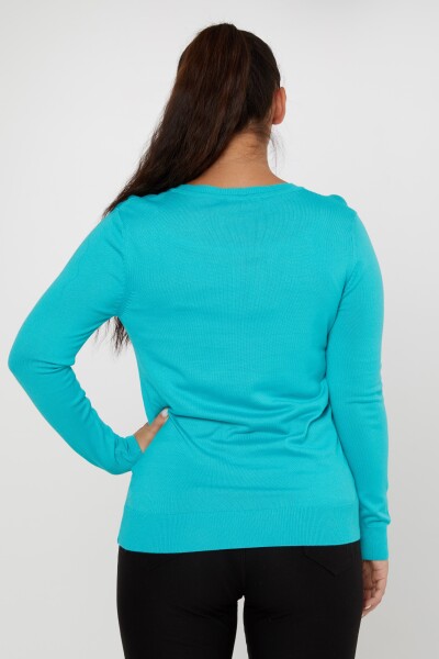 Knitwear Sweater Basic Turquoise - 11071 | KAZEE (Set of 3 S-M-L) - 5