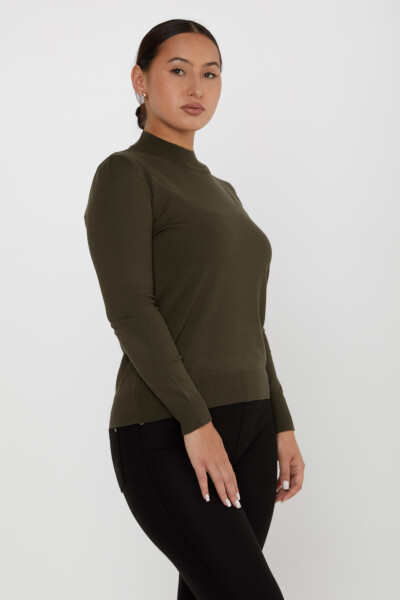 Knitwear Sweater Logo Detail Khaki - 16663 | KAZEE (Set of 4 L-XL-2XL-3XL) - 2