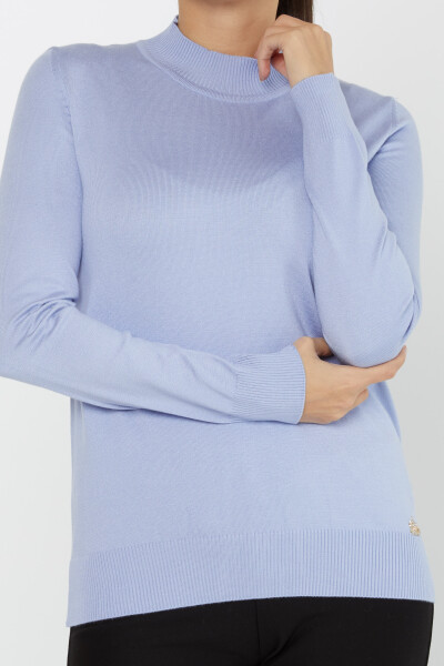 Knitted Sweater Logo Detailed Light Blue - 30613 | KAZEE (Set of 3 S-M-L) - 2