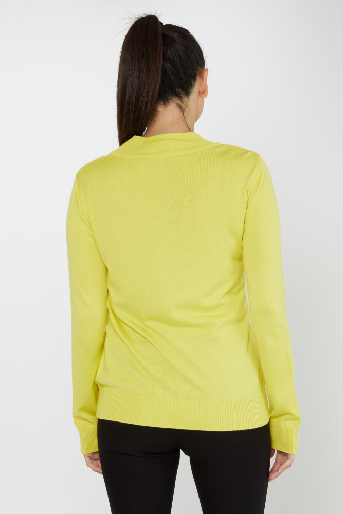 Knitwear Sweater Logo Detailed Yellow - 30613 | KAZEE (Set of 3 S-M-L) - 4