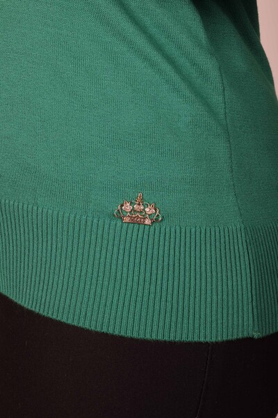 Kazee - Knitted Sweater Short Sleeve Emerald - 15943 | KAZEE (Set of 3 S-M-L) (1)