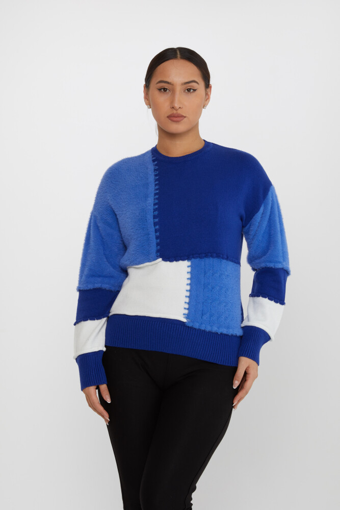 Knitwear Sweater Two Color Saks-Ecru - 30918 | KAZEE (Set of 4 S-M-L-XL) - 1