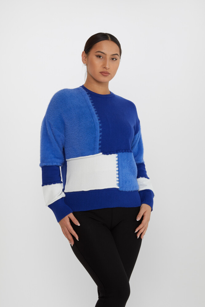 Knitwear Sweater Two Color Saks-Ecru - 30918 | KAZEE (Set of 4 S-M-L-XL) - 2