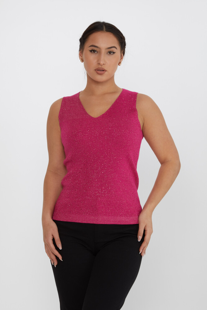 Knitwear Sweater Zero Sleeve Fuchsia - 30719 | KAZEE (Set of 4 S-M-L-XL) - 1