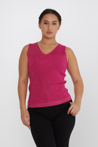 Knitwear Sweater Zero Sleeve Fuchsia - 30719 | KAZEE (Set of 4 S-M-L-XL) - 2