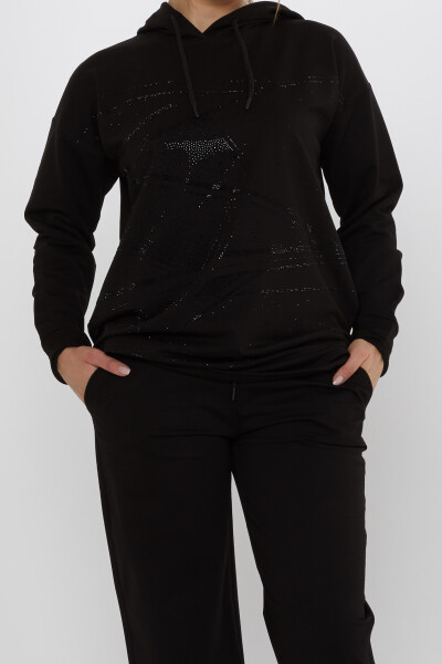 Komplet dresowy z kieszeniami czarny - 17900 | KAZEE (zestaw 3 sztuk M-L-XL) - 4