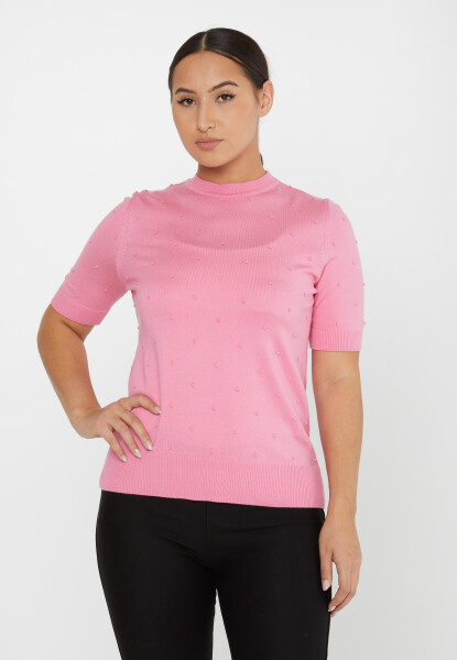 Maglieria Maglione Manica Corta Rosa - 30131 | KAZEE (Set da 4 M-L-XL-2XL) - 2