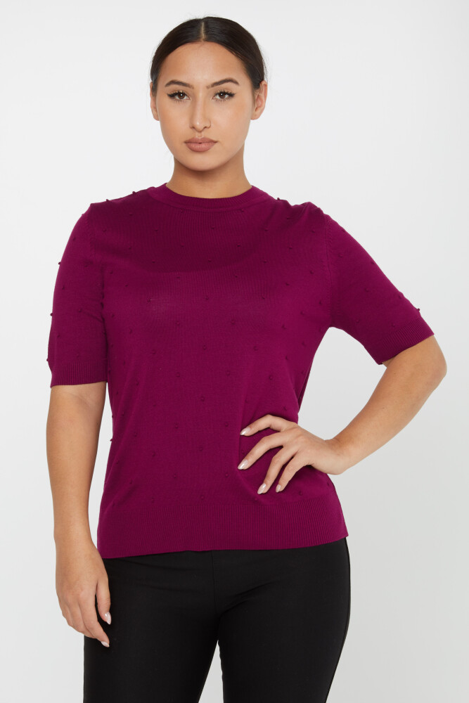 Maglieria Maglia Manica Corta Lilla - 30131 | KAZEE (Set da 4 M-L-XL-2XL) - 2