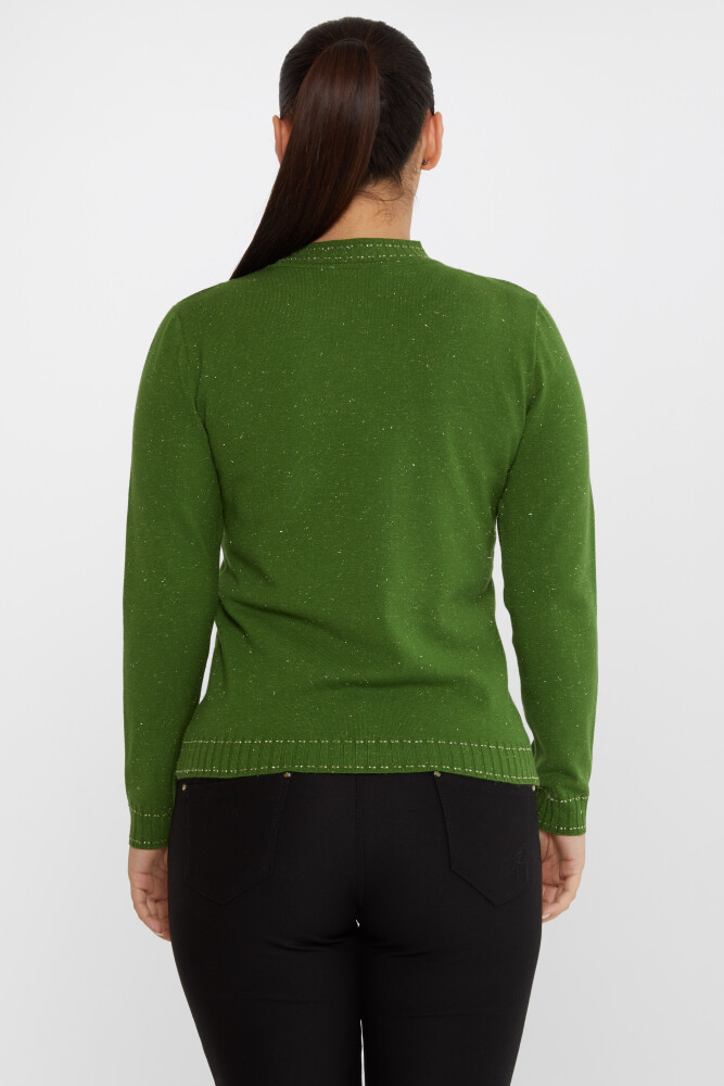 Maglia Maglione con Dettaglio Glitter Verde - 31579 | KAZEE (Set di 3 S-M-L) - 6